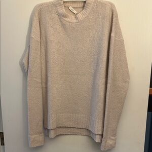 A.L.C. Light Cream Women's Crewneck Sweater